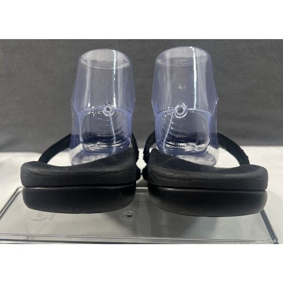 Vionic Tide Sandals Flip Flop Thong Black Supportive Sequin Strap Women Size 10 - Picture 13 of 15
